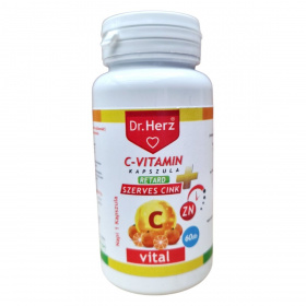 Dr. Herz C-vitamin + Cink nyújtott hatású kapszula 60db