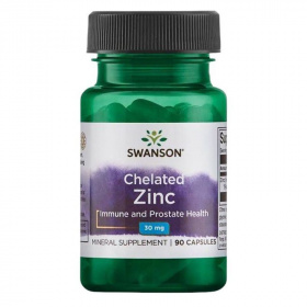 Swanson Albion Cink kelát kötésű Cink 30mg kapszula 90db