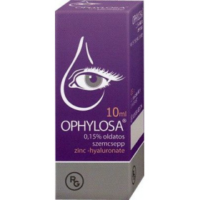 Ophylosa 0,15% oldatos szemcsepp 10ml