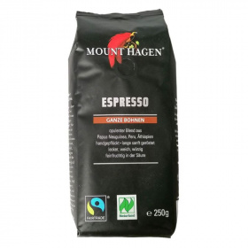 Mount Hagen Espresso bio szemes kávé 250g