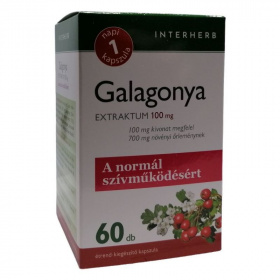 Interherb Napi 1 Galagonya extraktum 100mg kapszula 60db