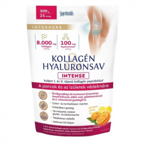 Interherb Kollagén Hyaluronsav italpor - intense, narancs 300g
