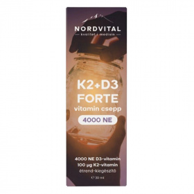 Nordvital D3+K2 Forte (60 adag) csepp 30ml