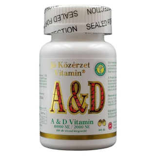 Jó Közérzet A + D-vitamin (10000NE/2000NE) lágyzselatin kapszula 100db