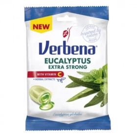 Verbena cukorka - extra strong eukaliptusz C-vitaminnal 60g