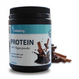 Vitaking Protein Vegan powder (csoki-fahéj) fehérje por 400g