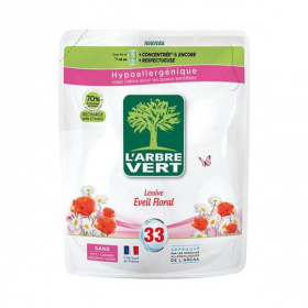 Larbre Vert öko folyékony mosószer utántöltő növényi szappannal, virág illattal 1500ml