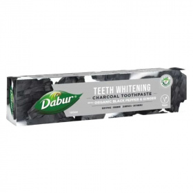 Dabur fogkrém - Teeth Whitening, aktív szénnel 100ml