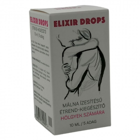 Elixir Drops málna ízesítésű csepp 10ml