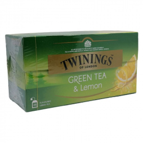 Twinings zöld tea citrommal 25x1,6 g