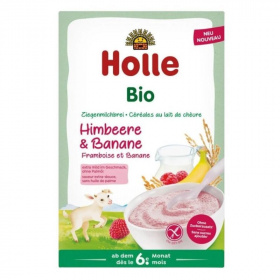 Holle bio babakása - kecsketejes, málna, banán 200g