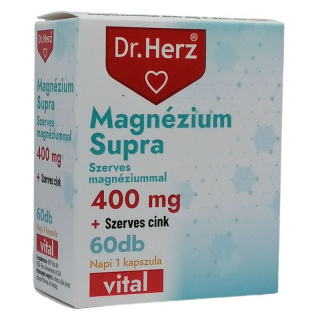 Dr. Herz Magnézium Supra 400mg kapszula 60db