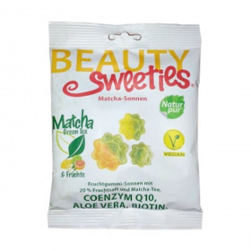 Beauty Sweeties gluténmentes vegán gumicukor matcha - napocskák 125g