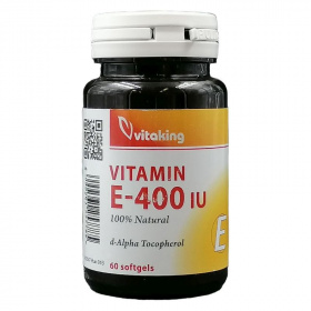 Vitaking Vitamin E-400IU (d-Alpha tocoperhyl acetate) gélkapszula 60db