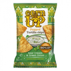 Corn Up tortilla chips (hagymás tejfölös ízű) 60g