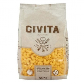 Civita kukorica száraztészta (szarvacska) 450g