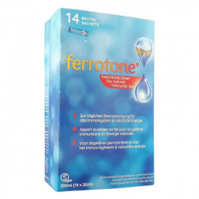 Ferrotone vastartalmú forrásvíz (14x20ml) 14db