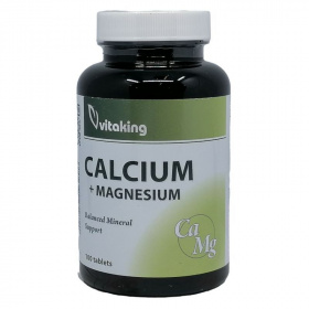 Vitaking Calcium 500mg + Magnezium 250mg tabletta 100db