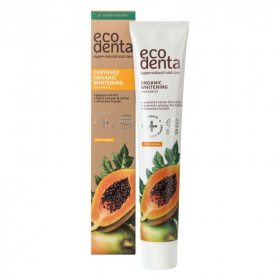 Ecodenta bio minősített fehérítő fogkrém (papajával) 75ml