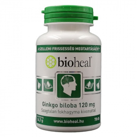 Bioheal Ginkgo Biloba (120mg) szagtalan fokhagyma kivonattal tabletta 70db