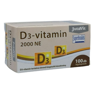 JutaVit D3-vitamin 2000NE 50μg lágykapszula 100db