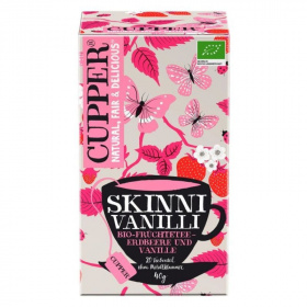 Cupper bio skinni vanílli vaníliás gyümölcstea (20x2g) 20db