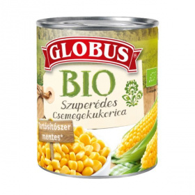 Globus bio szuperédes csemegekukorica konzerv 150g