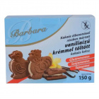 Barbara gluténmentes vaníliás étbevonatos töltött keksz 180g 