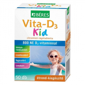Béres Vita-D3 Kid 800NE rágótabletta 50db