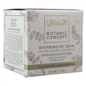 Helia-D Botanic Concept nappali ránctalanító krém tokaji bor kivonattal és bakuchiollal 50ml