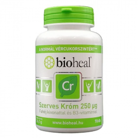 Bioheal szerves természetes króm fahéj b3 tabletta 70db