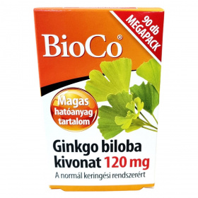BioCo Ginkgo Biloba kivonat 120mg Megapack tabletta 90db