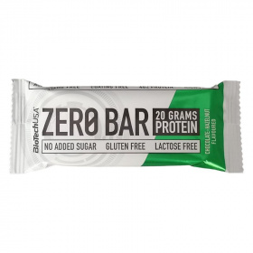 BioTechUSA Zero Bar fehérje szelet csokoládé-mogyoró 50g