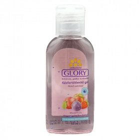 Glory kézfertőtlenítő gél - vegyes gyümölcs illattal 50ml