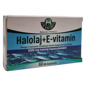 Herbária halolaj + E-vitamin kapszula 60db