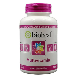 Bioheal Multivitamin 1350mg 11 vitamin és ásványi anyag hozzáadásával tabletta 70db