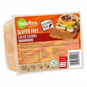 Balviten gluténmentes szeletelt barna kenyér 190g