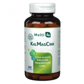 Multi 4u Kálcium-Magnézium-Cink vegán tabletta 100db