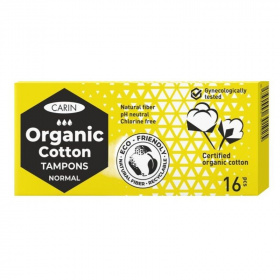 Carin organic cotton tampon (normál) 16db