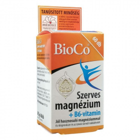 BioCo Szerves Magnézium + B6-vitamin tabletta 60db