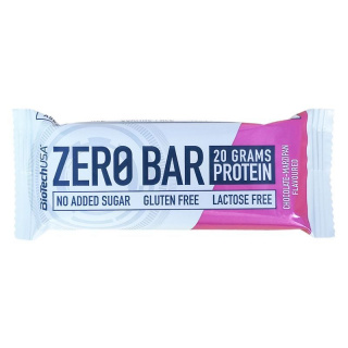 BioTechUSA Zero Bar fehérje szelet - csokoládé-marcipán 50g