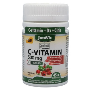 JutaVit C-Vitamin+D3 500mg csipkebogyó kivonattal tabletta 45db