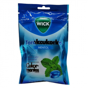 Wick torokcukorka édesítőszerrel - mentol 72g