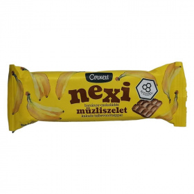 Cornexi Nexi müzliszelet kakaós tejbevonótalppal - banános-csokoládés 25g