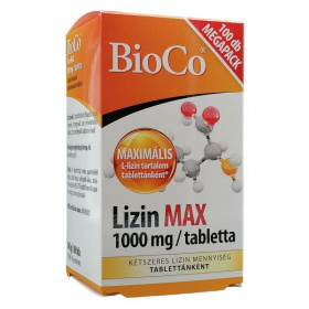 Bioco lizin max 1000mg megapack tabletta 100db