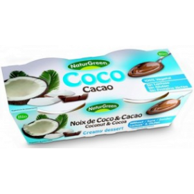 Naturgreen bio kókusz-kakaó desszert 2x125g