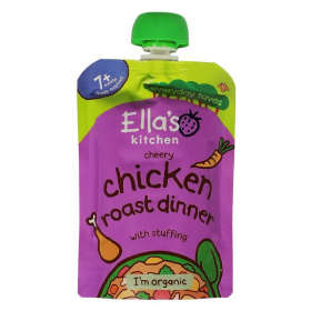 Ella's Kitchen bio sült csirke vacsora zöldségekkel bébiétel 130g