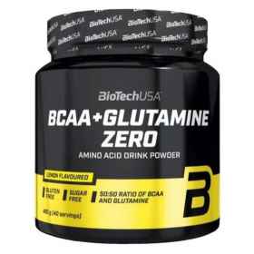 BioTechUsa BCAA+Glutamine Zero (citrom) 480g