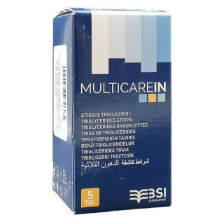 Multicare In trigliceridszintmérő tesztcsík 5db
