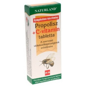 Naturland Propolisz + C-vitamin tabletta 20db